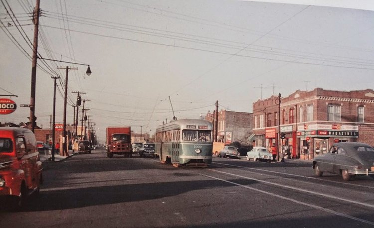 Crawford Avenue and Coney Island Avenue, New York City, 1955