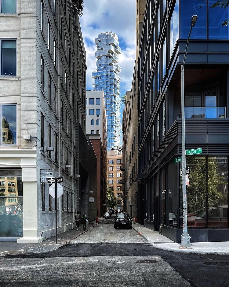Laight Street and St. Johns Ln, Tribeca, Manhattan 