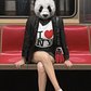 Here’s the last oil painting from my recent show in New York. I’m so excited that my friend who modeled for this panda is pregnant! Look for some mother-daughter panda paintings coming up in 2018! 🐼