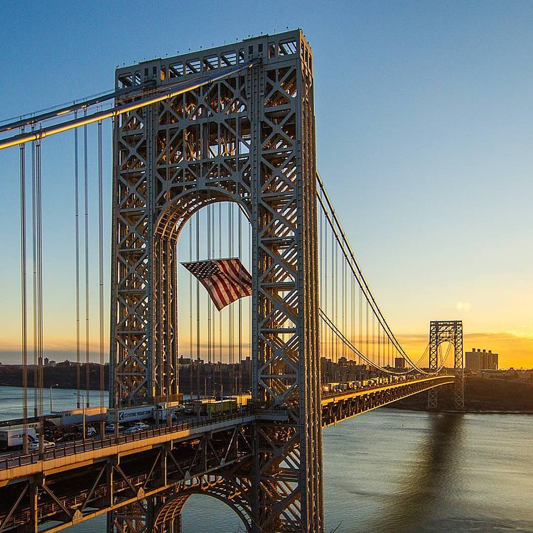 George Washington Bridge, New York, New York.