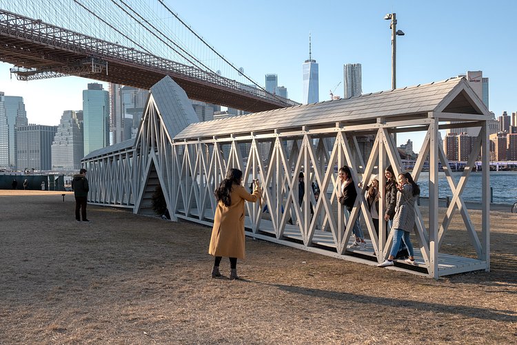 Bridge Over Tree, Siah Armajani, 1970/2019