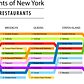 Top chain restaurants in each New York City borough