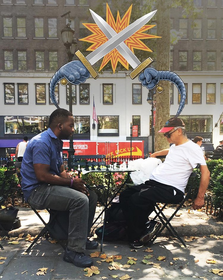 #subwaydoodle #subway #doodle #swd #nyc #bryantpark #chess