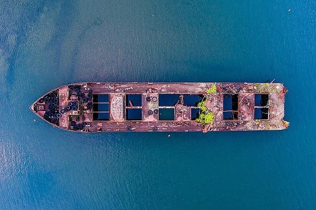 Staten Island Boat Graveyard, Arthur Kill, Staten Island