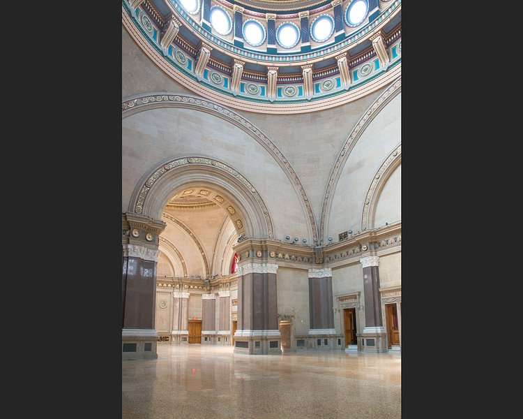 The original, 28,500-square-foot Williamsburgh Savings Bank building was built in 1875. A second dome was added in 1908 for “women depositors,” who had recently become a major portion of the bank’s clientele, and for whom the original dome was apparently too masculine. After falling into disrepair during the second half of the 20th century, the building was turned into an event venue in 2014.