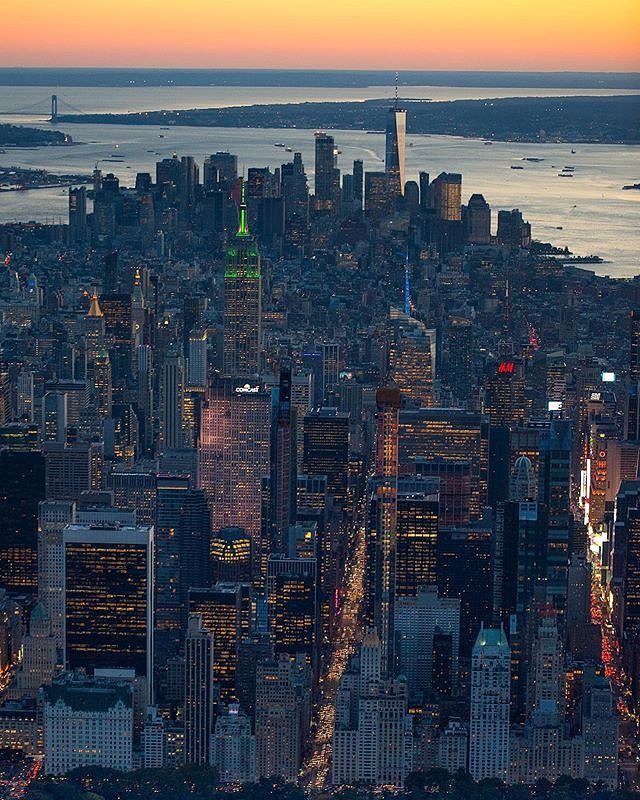 Sunset Over Lower Manhattan