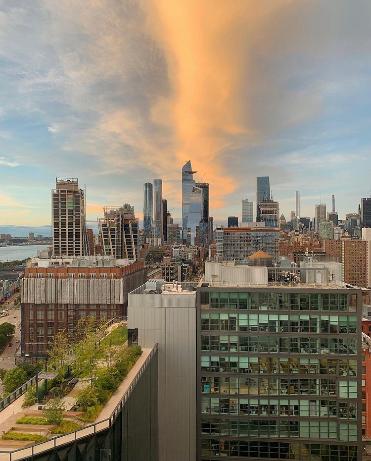 Sunset over Chelsea, Manhattan
