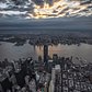 Lower Manhattan and Hudson River, New York, New York