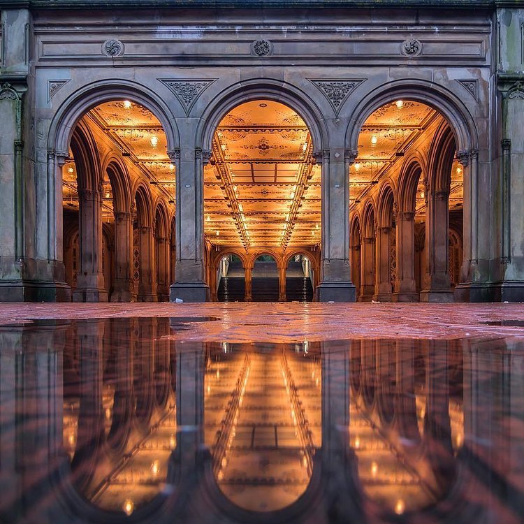 Bethesda Terrace, Central Park. Photo via @nyclovesnyc #viewingnyc #newyork #newyorkcity #nyc #viewingnyc
