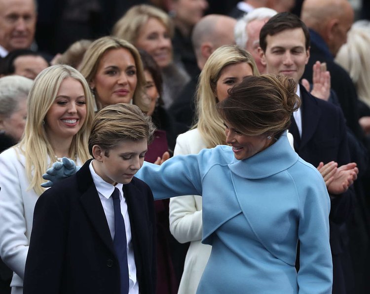 Melania Trump and son Barron
