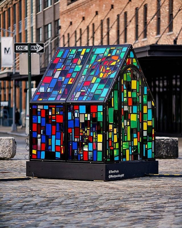 Bombora House, Tom Fruin, Gansevoort Plaza, Meatpacking District, Manhattan