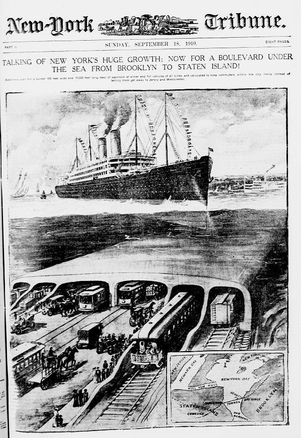 The lost plan to connect Brooklyn to Staten Island with a ‘boulevard under the sea’
