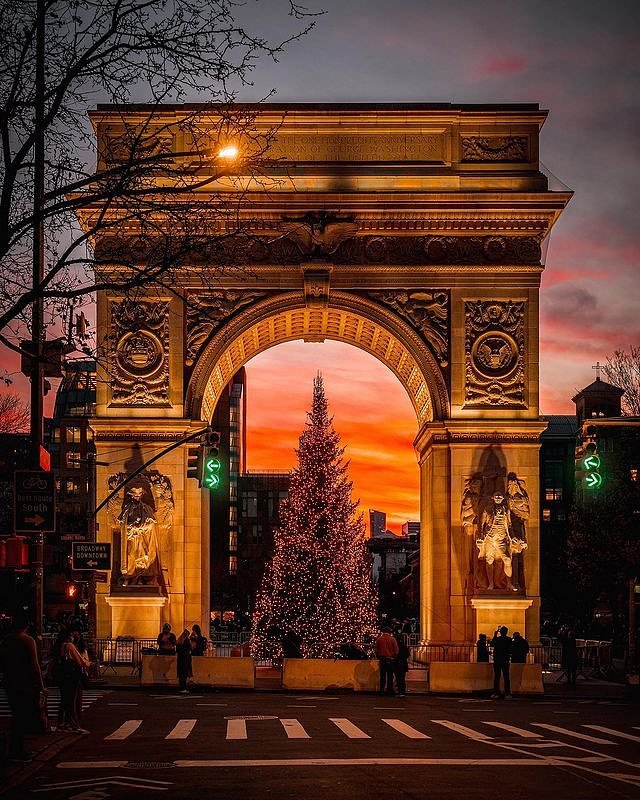 Washington Square Arch, Washington Square Park, Greenwich Village, Manhattan
