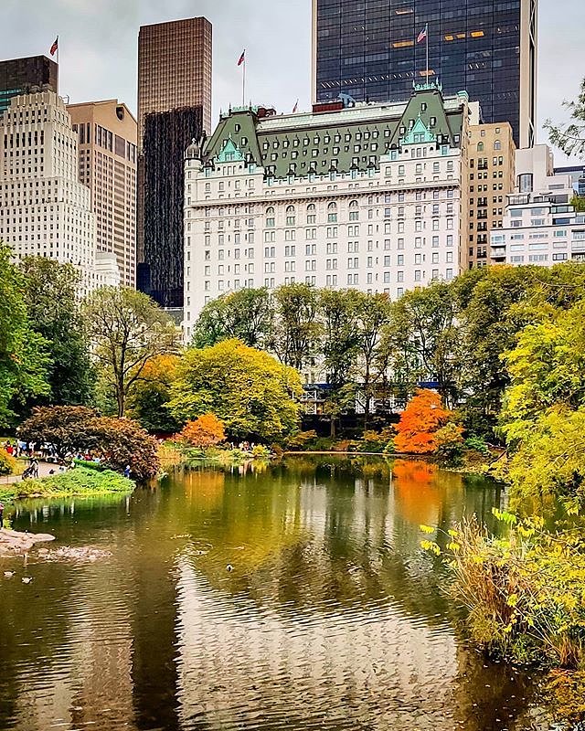 Plaza Hotel from Central Park, Manhattan