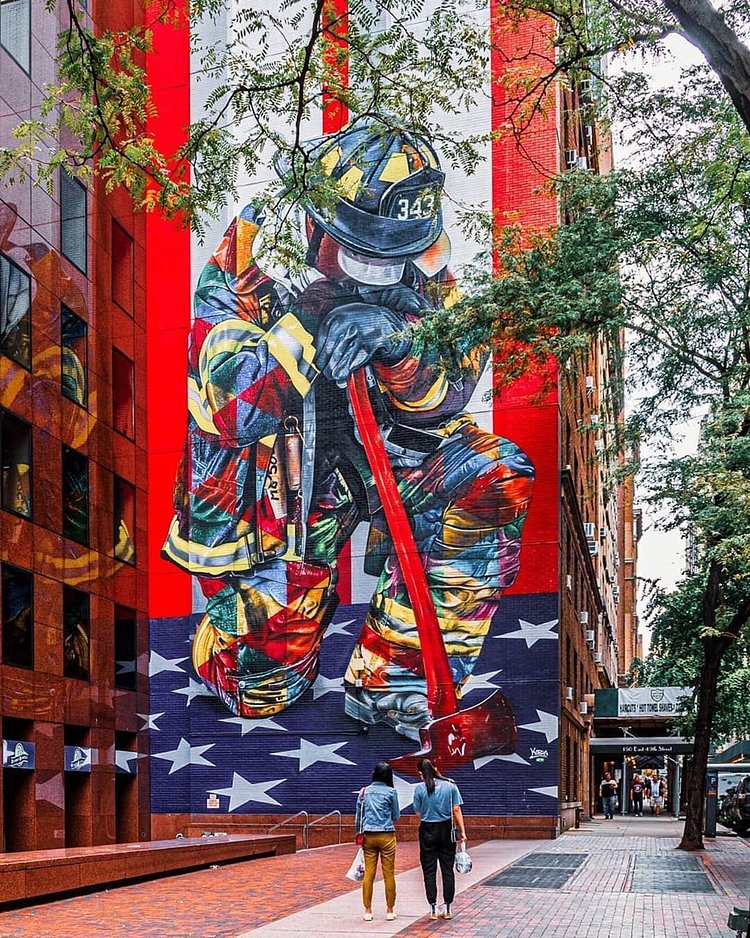 Never Forget. 49th Street and Third Avenue, Manhattan, New York City.