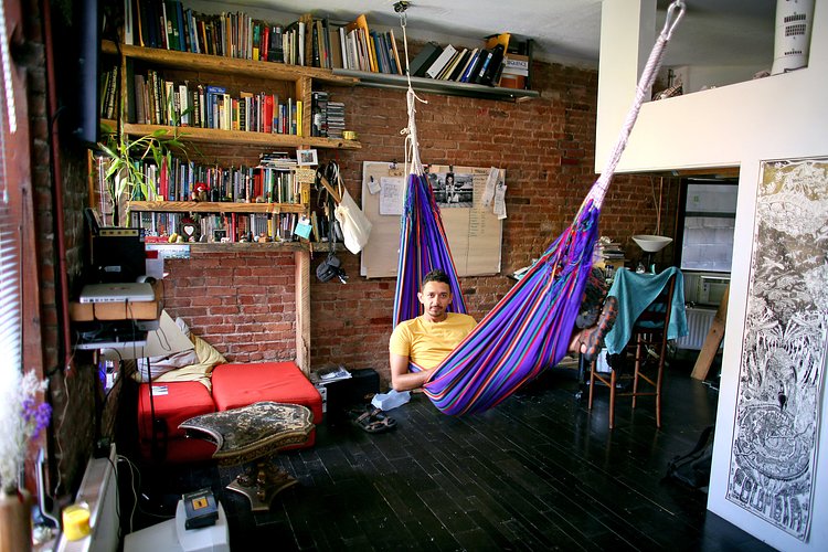 Miguel Valderrama was the first person to buy an apartment at Umbrella House following an agreement with the city to legalize the building. He paid $45,000 for a 300-square-foot apartment in 2009. 