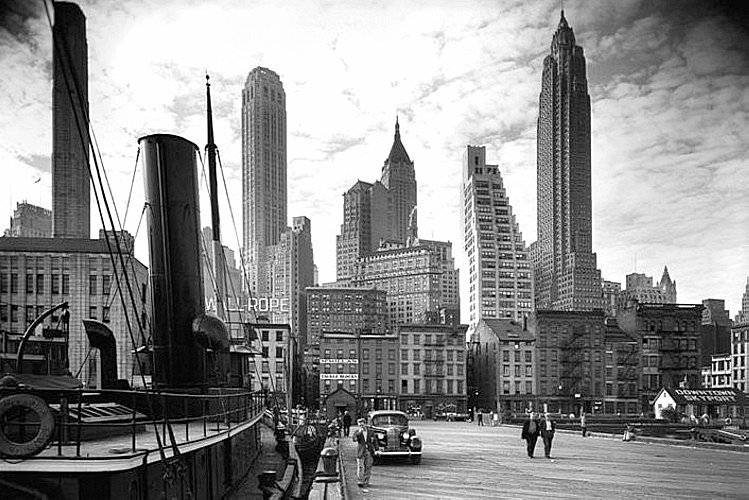 Pier 11, Manhattan, New York, 1938