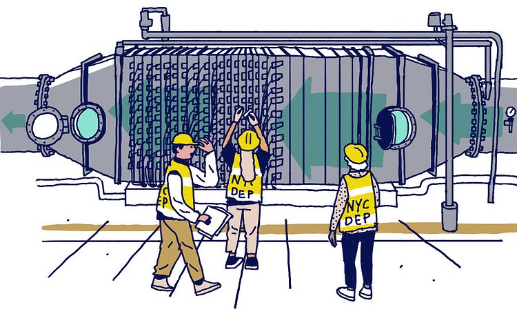 Over a billion gallons of water a day pass through an ultraviolet disinfection facility in Westchester County, the world’s largest.