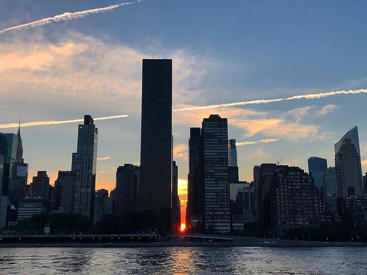 Manhattanhenge 2018 😍 - 🌇