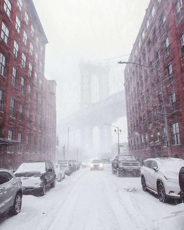 Water Street and Washington Street, DUMBO, Brooklyn, New York
