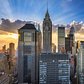 Sunset over Financial District, Manhattan
