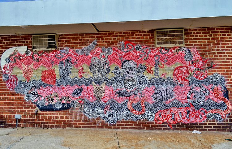 Welling Court: Dennis McNett, 9.21.14 | A visit to the Welling Court Mural Project in Queens on 9.21.14. With 5 Pointz gone, Welling Court has become the new graffiti center in the borough. I'll try to include the individual artists, great talent/ work from everyone.