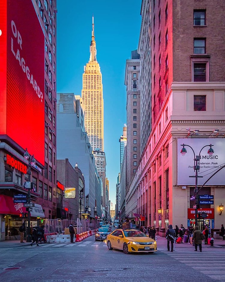 33rd Street and 7th Avenue, Midtown, Manhattan