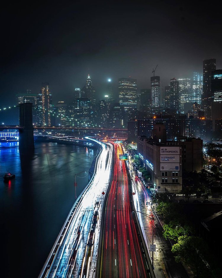 Lower Manhattan from Manhattan Bridge