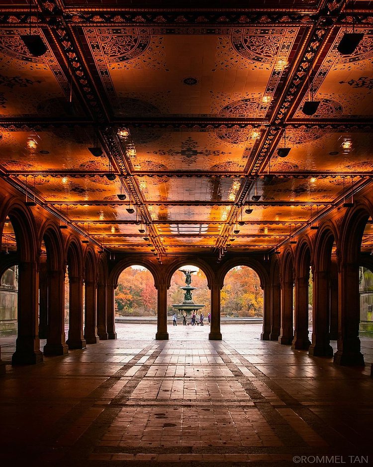 Bethesda Terrace and Fountain, Central Park, Manhattan
