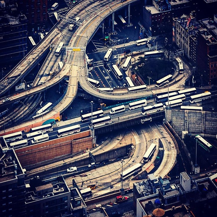 Lincoln Tunnel Access, Hell's Kitchen, Manhattan