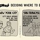 The Difference Between Living in New York City and San Francisco