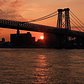 Sunset Over Williamsburg Bridge, Brooklyn