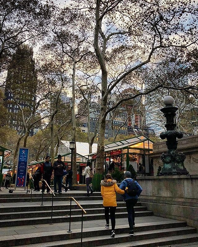 Bryant Park, New York. Photo via @nyc_russ #viewingnyc #newyorkcity #newyork #nyc