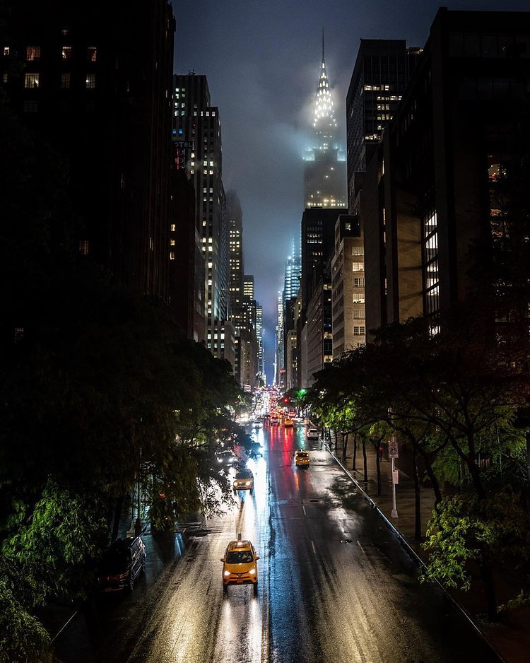 West 42nd Street from Tudor City Bridge, Manhattan