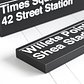Sideway Signs - High-quality New York City subway signs officially licensed by the MTA.