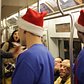 Holiday Hangman NYC Subway
