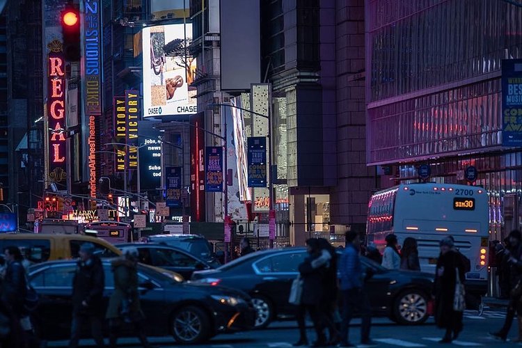 42nd Street, Manhattan. Photo via @julienneschaer #viewingnyc #nyc #newyork #newyorkcity #42ndstreet #timessquare
