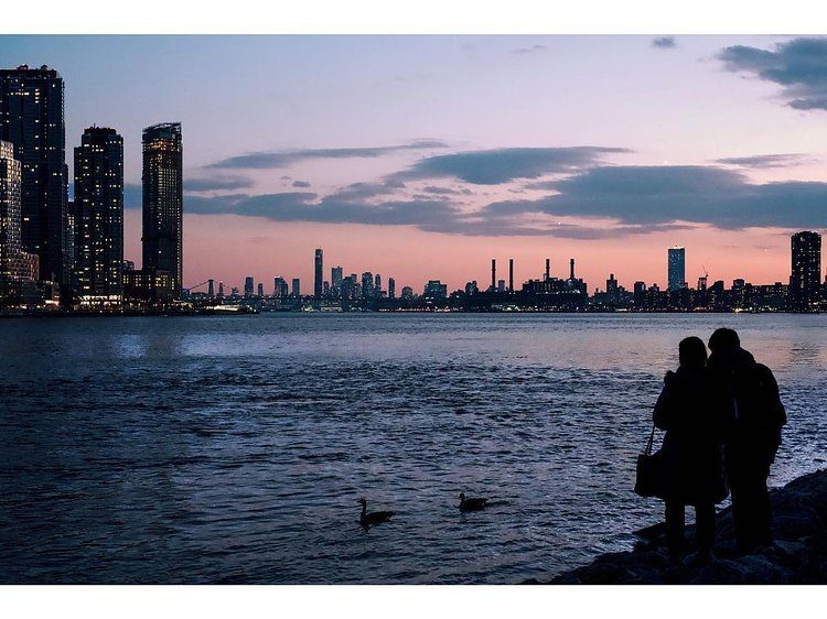 East River, Queens, and Lower Manhattan from Roosevelt Island