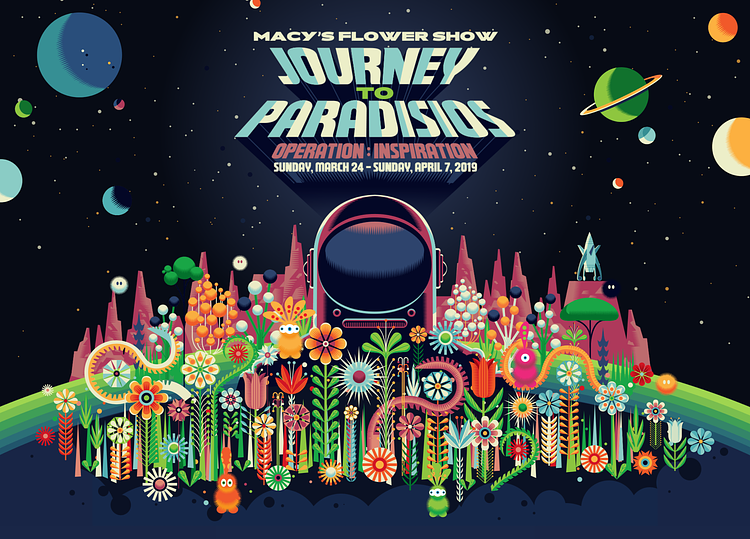 2019 Macy's Flower Show - Journey to Paradisios