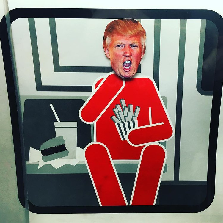 #newyorkcity #newyork #nyc #majorbigtime #mta #subway #streetart #sexgun #gofuckyourself #donaldtrump #makeamericagreatagain @gothamist @huffingtonpost @foxnews @msnbc