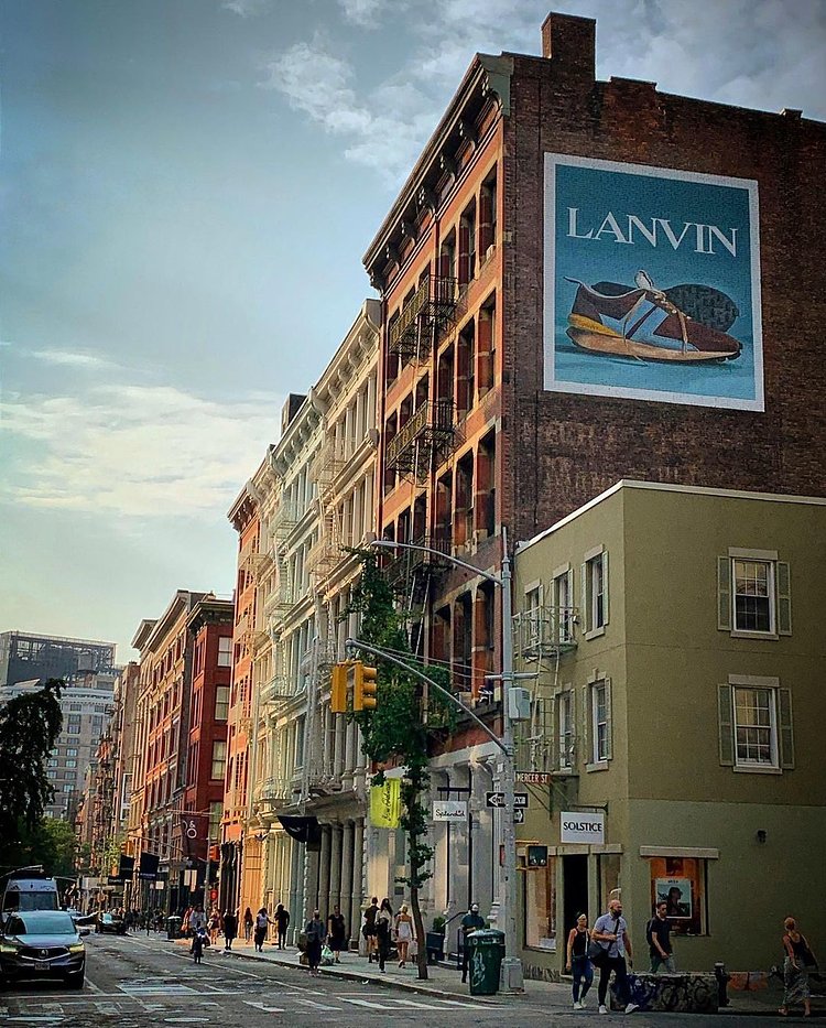 Spring Street and Mercer Street, SoHo, Manhattan