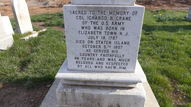 Ichabod Crane's Tombstone