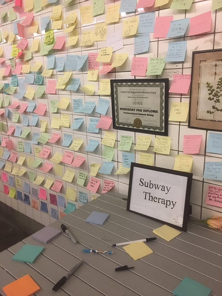 Seen at the 6th ave/14th street subway tunnel. We really are in it together now. https://t.co/Pey5gzStfm