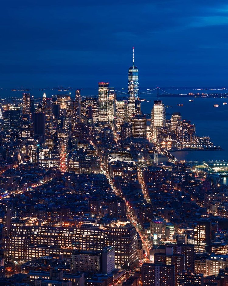 Lower Manhattan from The Edge, Hudson Yards, Manhattan