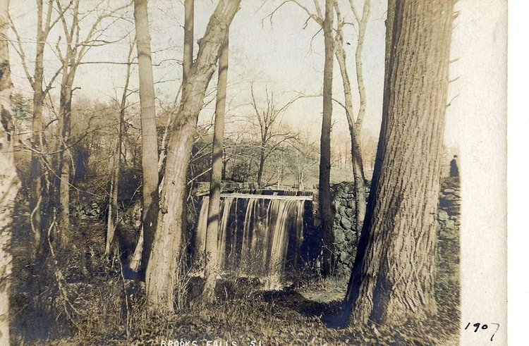 Brooks Falls on Staten Island. (From the Collection of the Staten Island Museum)