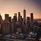 Sunset over Lower Manhattan