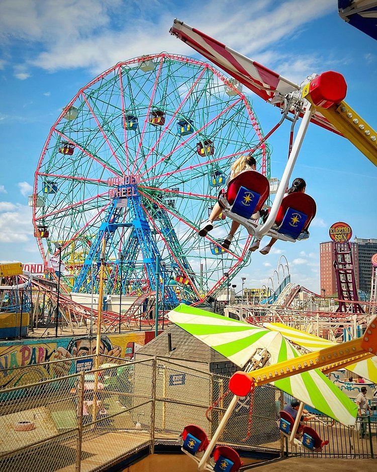 Deno's Wonder Wheel Amusement Park, Coney Island, Brooklyn