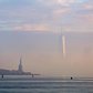 New York Harbor, Statue of Liberty, and One World Trade Center