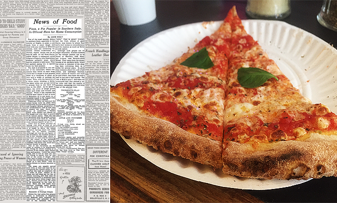 71 Years Ago, the New York Times Introduced Pizza to the City