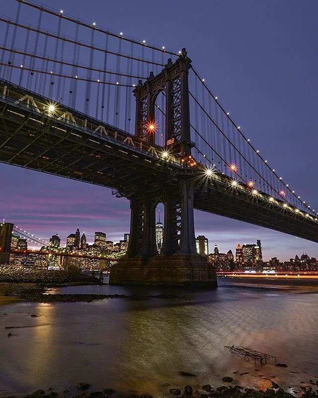 Manhattan Bridge, New York. Photo via @eyecatchingphoto #viewingnyc #newyork #newyorkcity #nyc